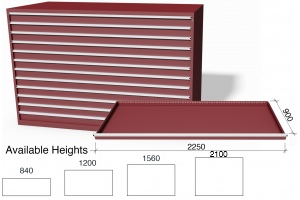  DL / DL2 Cabinet - Large Plan and Art Drawers 