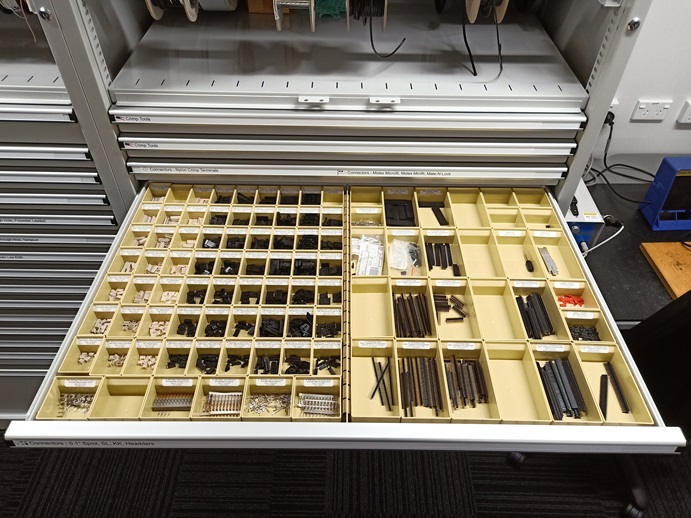 Space Saving in Your Parts Store with BAC Drawers