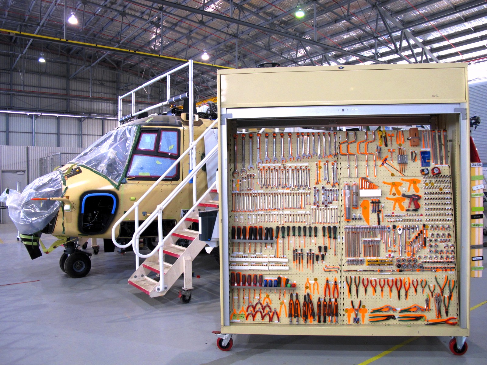 The legendary BAC Flightline Toolboard - The original, and still the biggest, with 7.4m² of Secure Tool Display