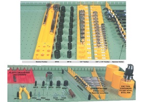 Toolrack Panelling with Partitioning Materials