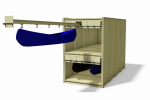 BAC Retractable Storage Rail, Hang Up Storage