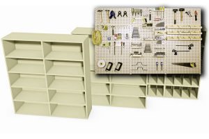 BAC Wall Storage System, Industrial Shelving