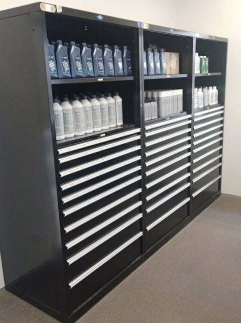 BMW Dealership in Auckland NZ – Three BAC Systems Type ‘A’ cabinets