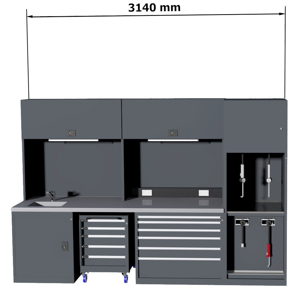 BAC High Profile Automotive Workstation Type AW3140 H