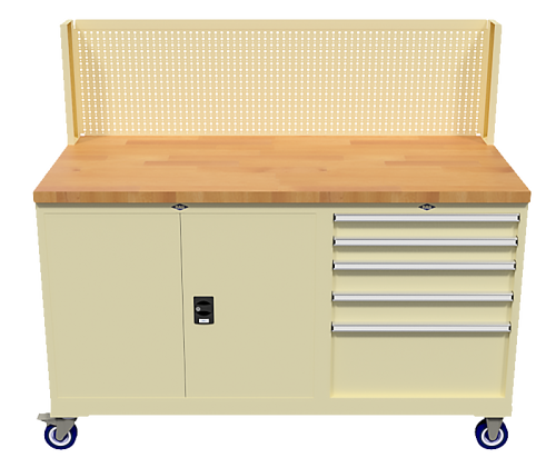 Mobile Workstation with Toolboard