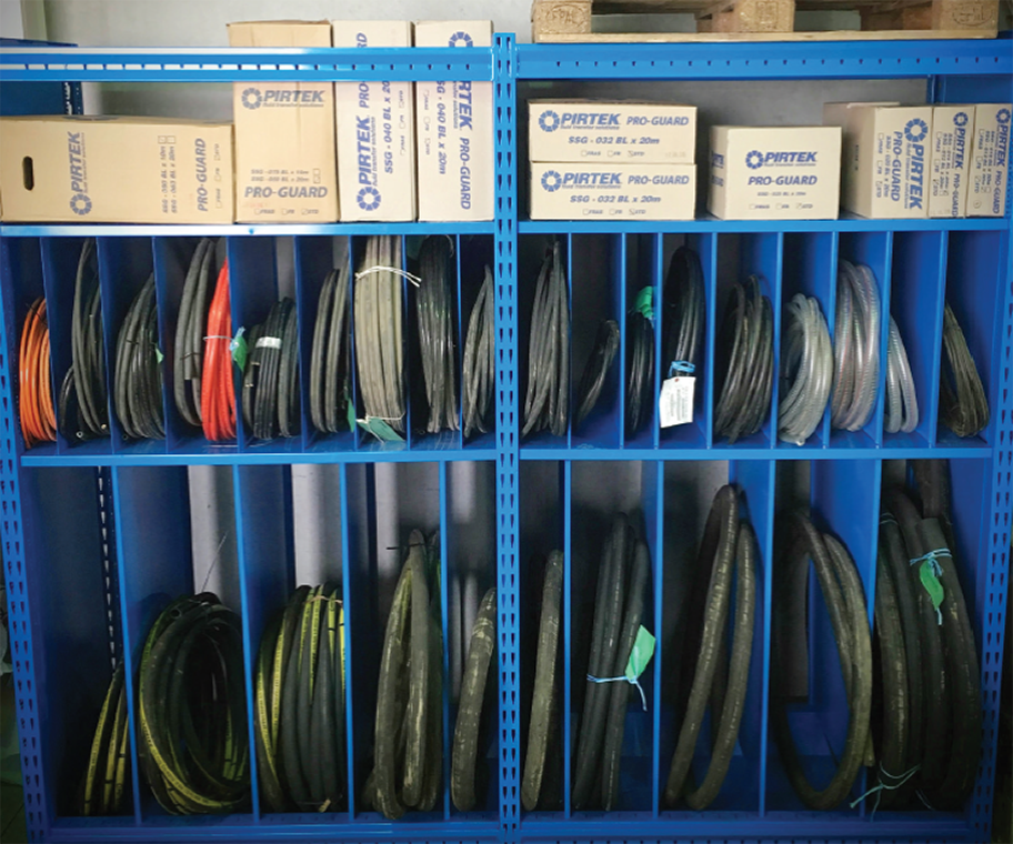 Hose Bundle Shelving BAC Systems