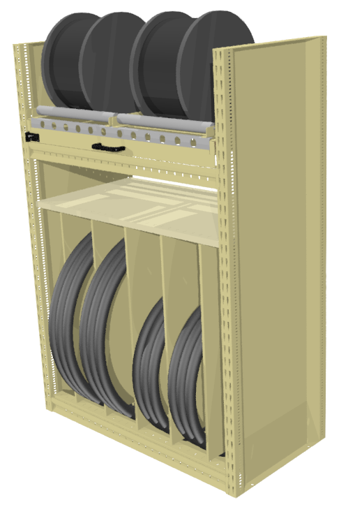 BAC Hose Bundle With Two Reel Drawer at the Top