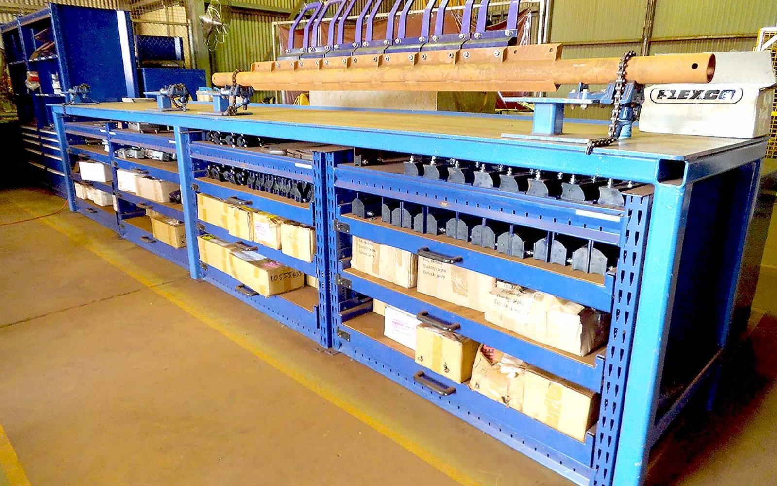 BAC 77 Industrial Racking with Heavy-Duty Drawer Storage