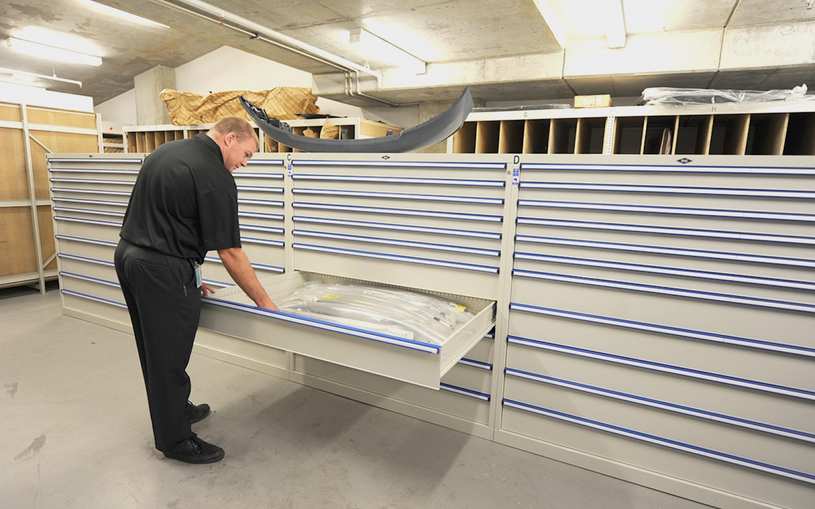 High-Density Drawer Storage for Automotive Industry
