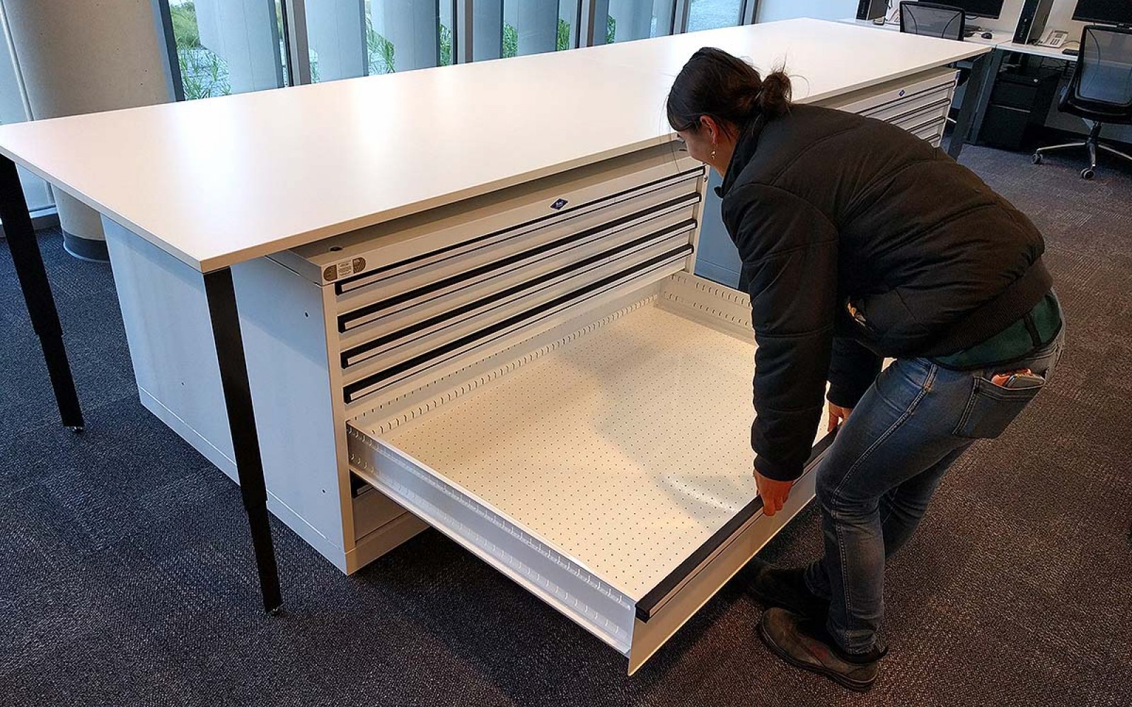 High-Density drawer storage for department of defence