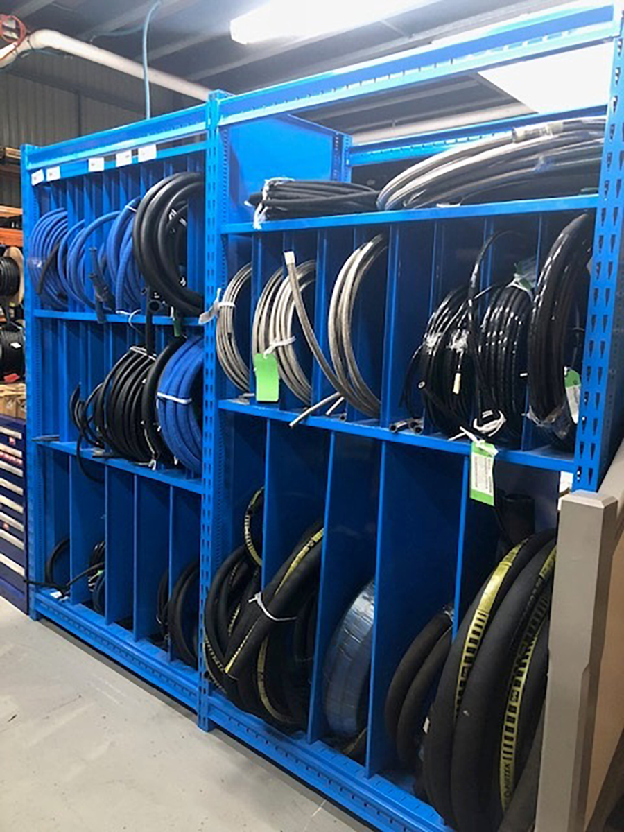 BAC Hose Bundle Shelving