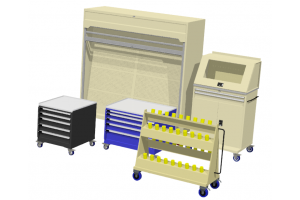 Mobile Storage and Trolleys, Toolboxes, Flightline Toolboards, Computer Workstations and Tool Carriers