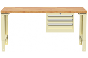 L Workbench, Workbench with Drawers