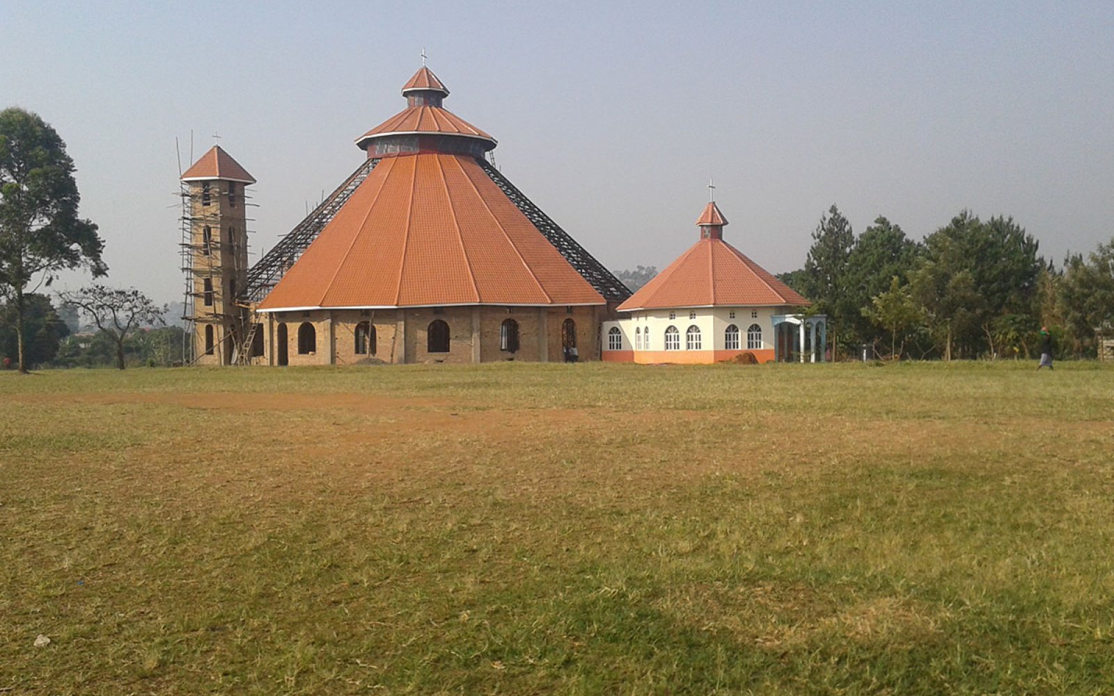 St Andrews parish centre in Uganda, under construction