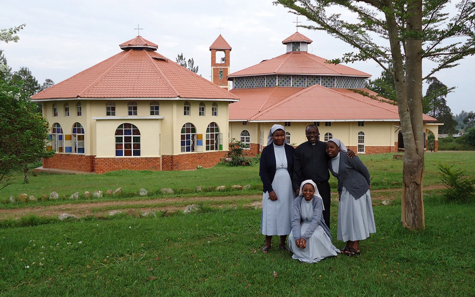 Fr Bernard's new Wekomire Parish Centre with Church and Adoration Chapel