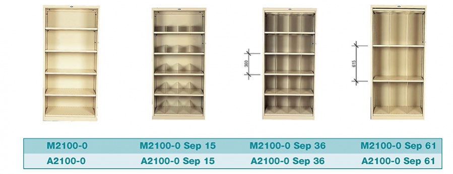 Cabinets with separators